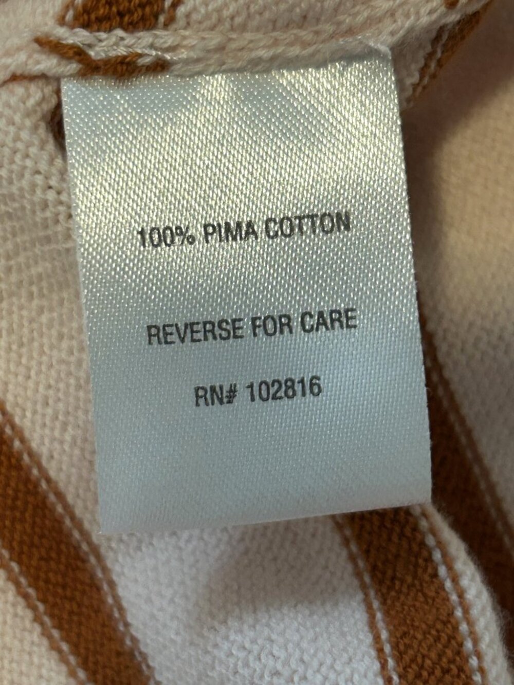 Garnet Hill Easy Cotton Sweater Tee, 100% Pima cotton, size S - Picture 5 of 6